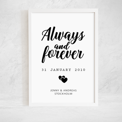 Poster - Always and forever