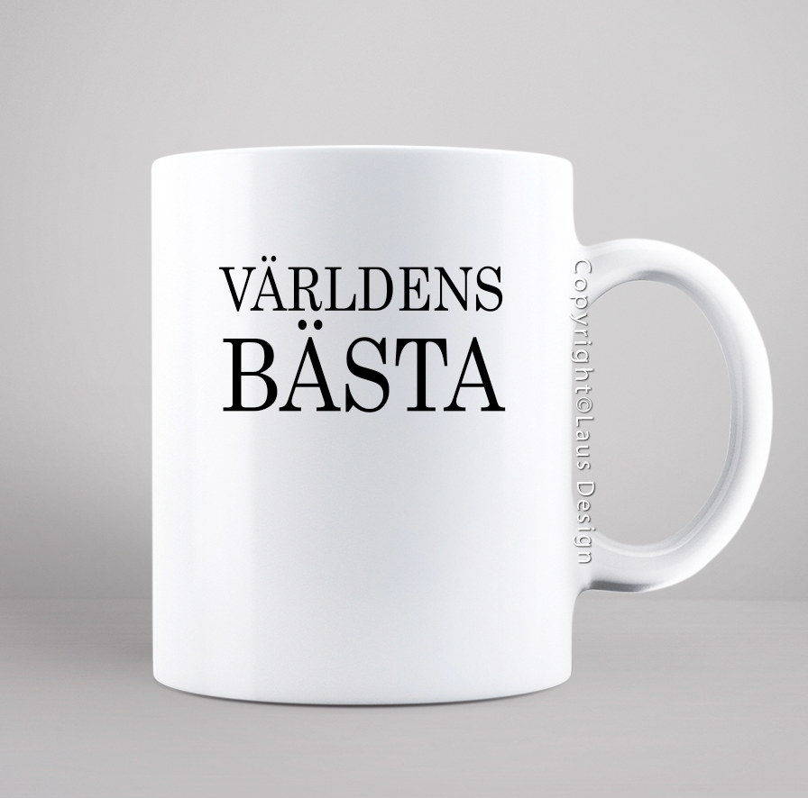 Mugg - Världens bästa #4