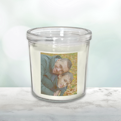 Scented candle transparent - Any image