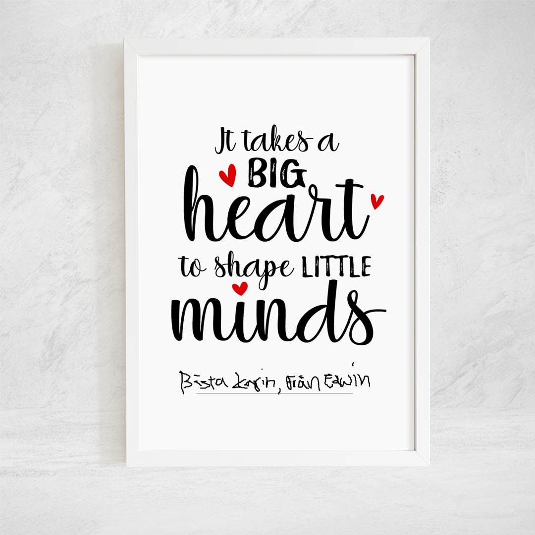 Poster - Big heart