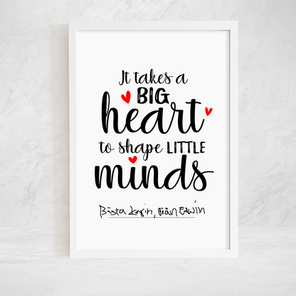 Poster - Big heart