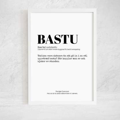 Poster - Bastu/Sauna