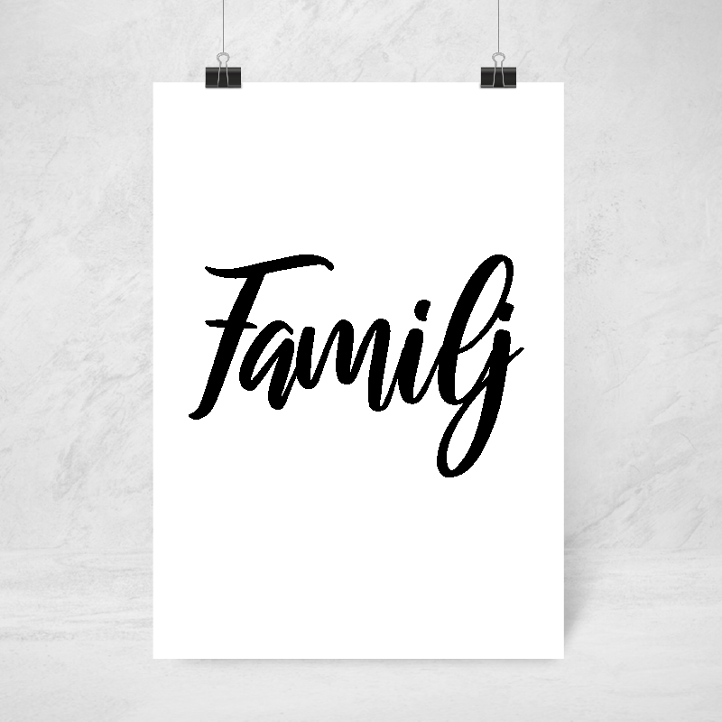 Poster - Familj