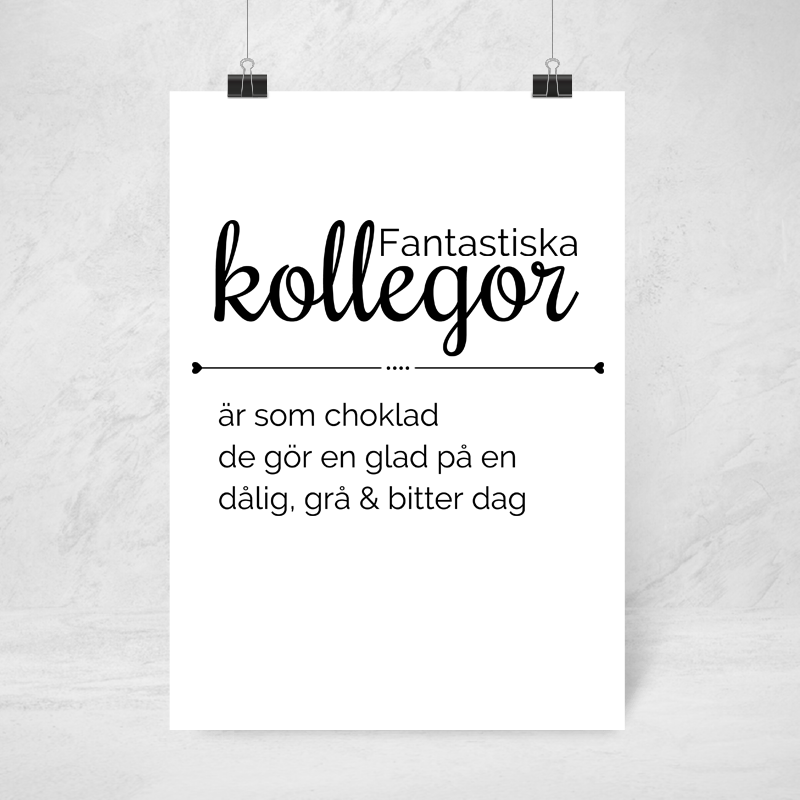 Poster - Kollegor