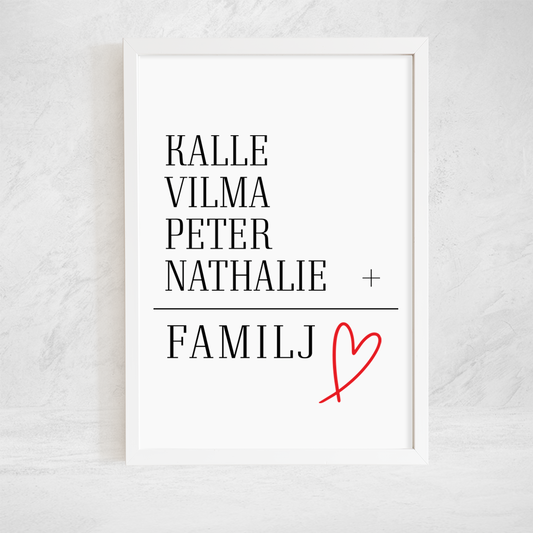 Poster - Familj