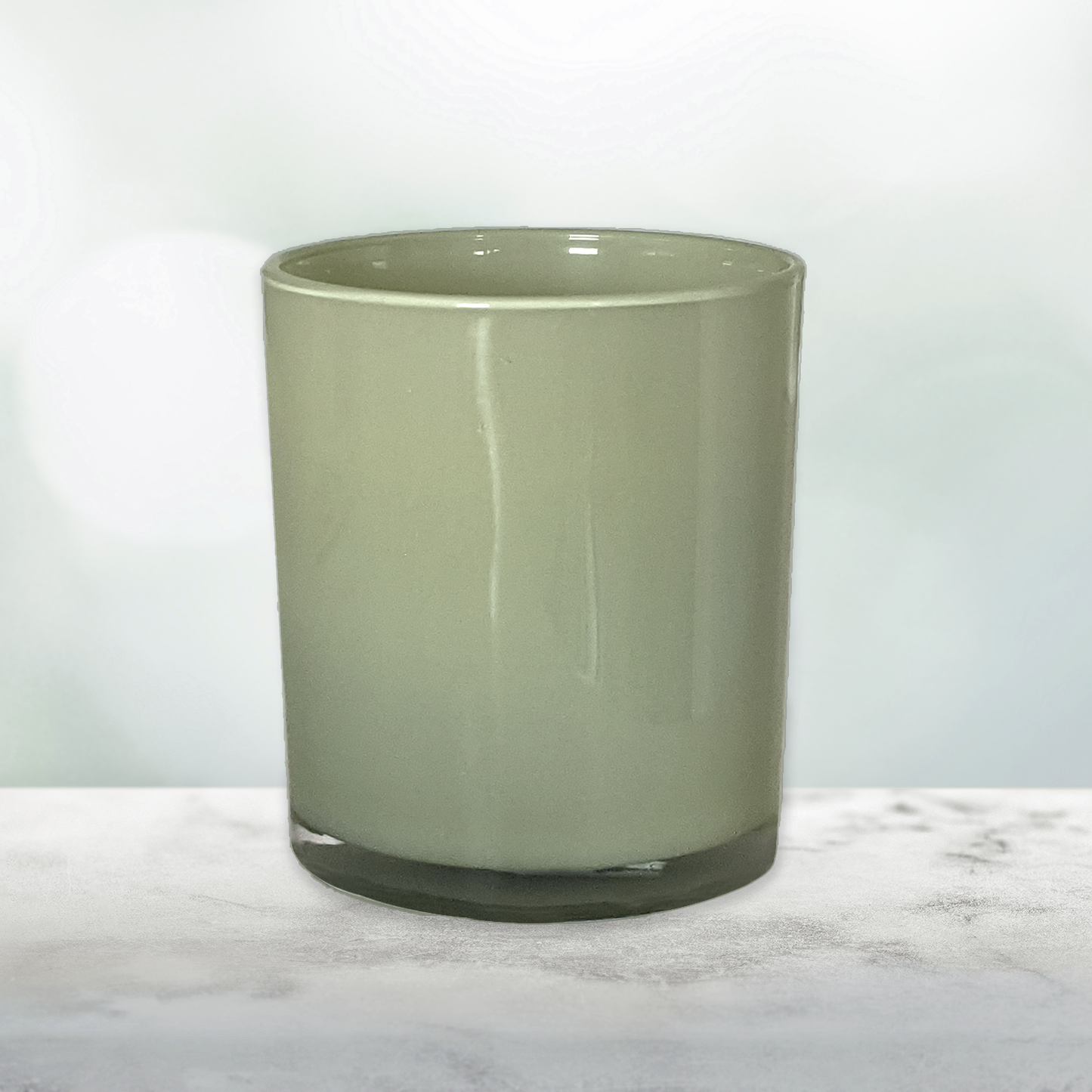 Scented candle green - Optional text