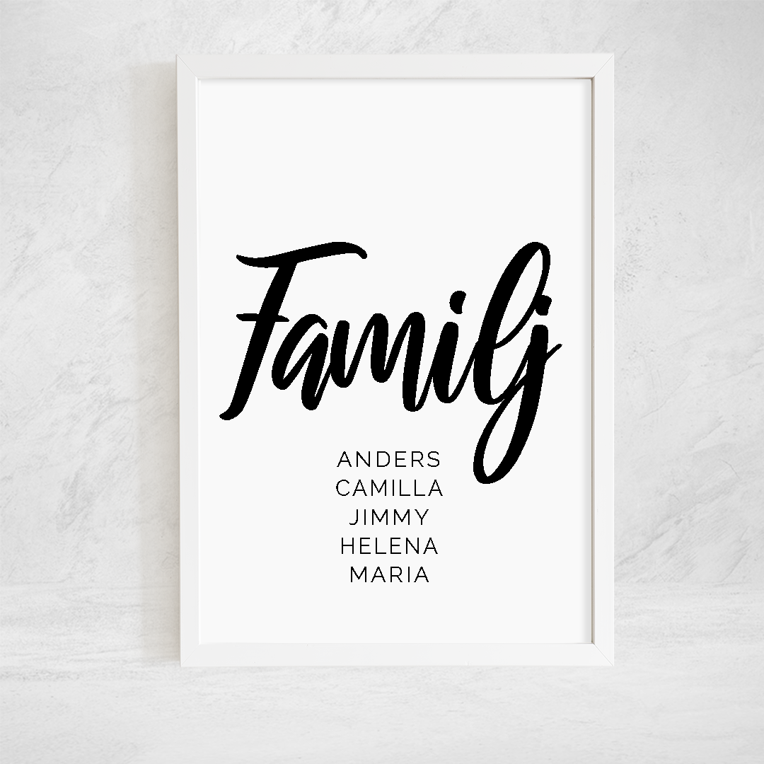 Poster - Family