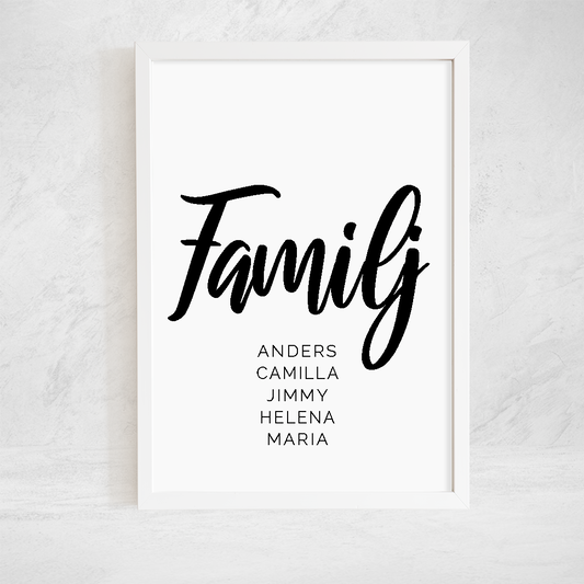 Poster - Familj