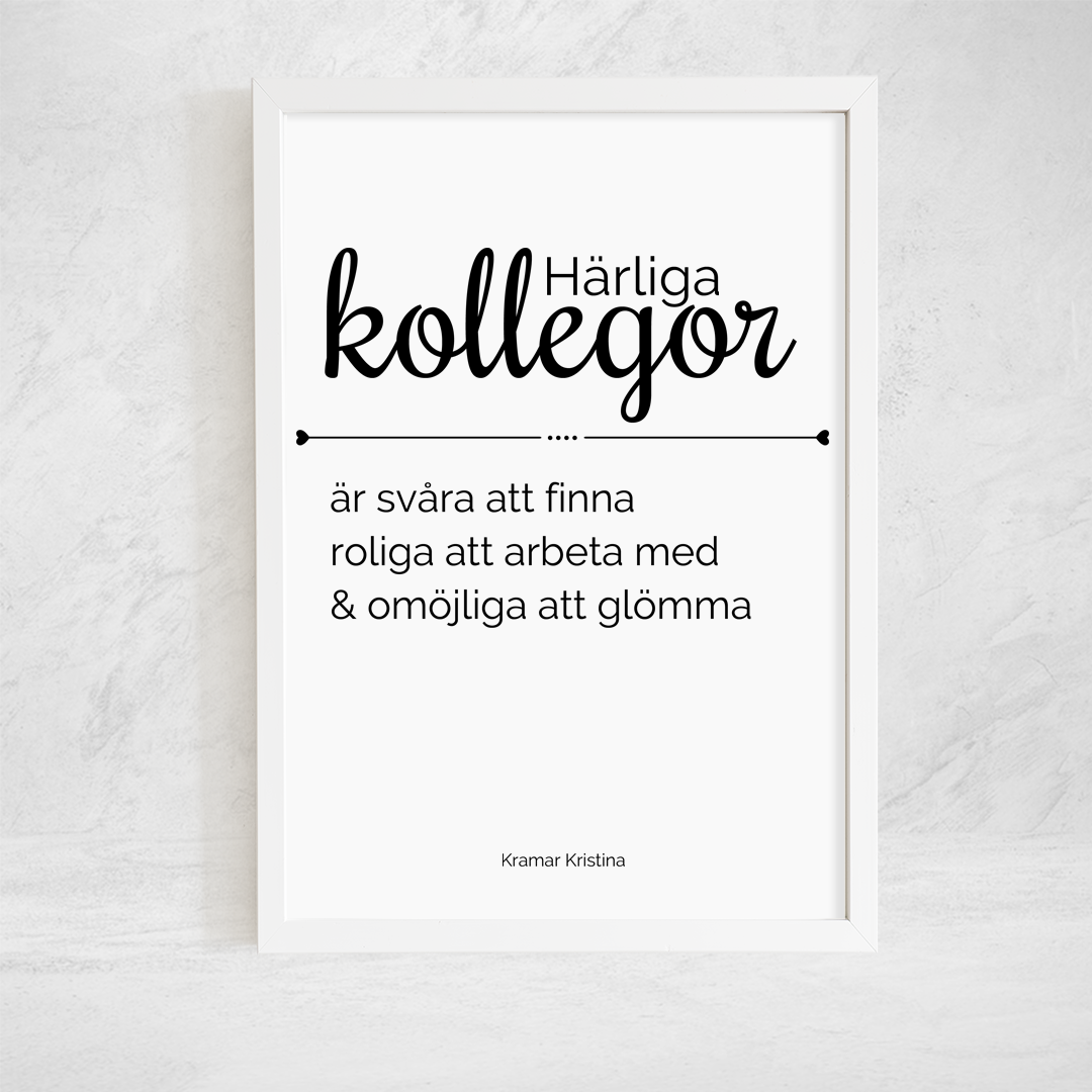 Poster - Kollegor