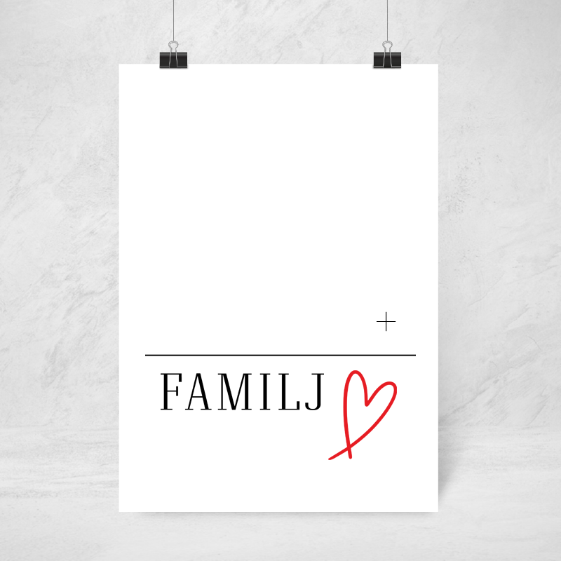 Poster - Familj