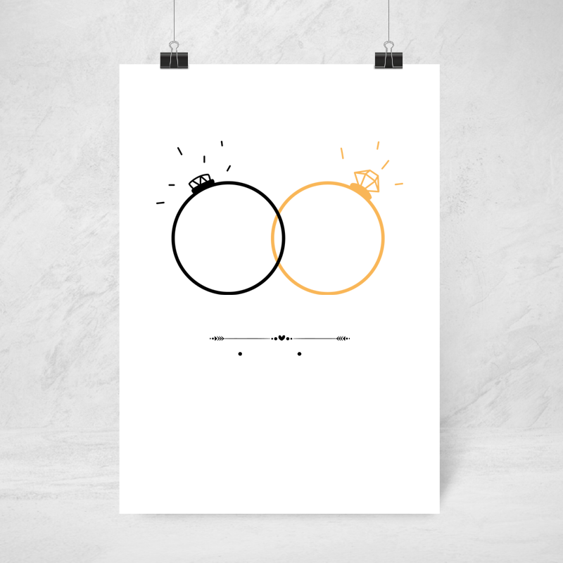 Poster - Together with rings